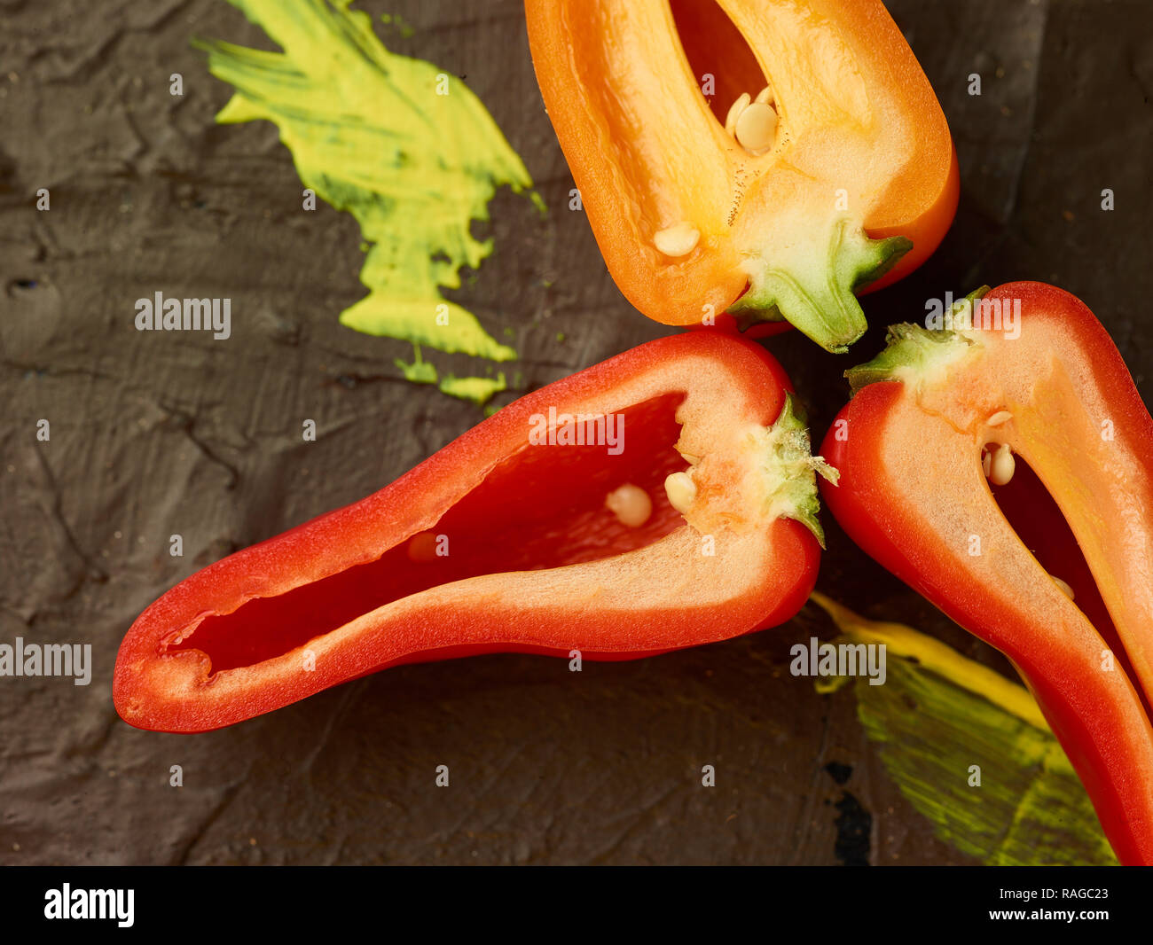 Mini Capiscum, sweet pepper food still-life photograph Stock Photo - Alamy