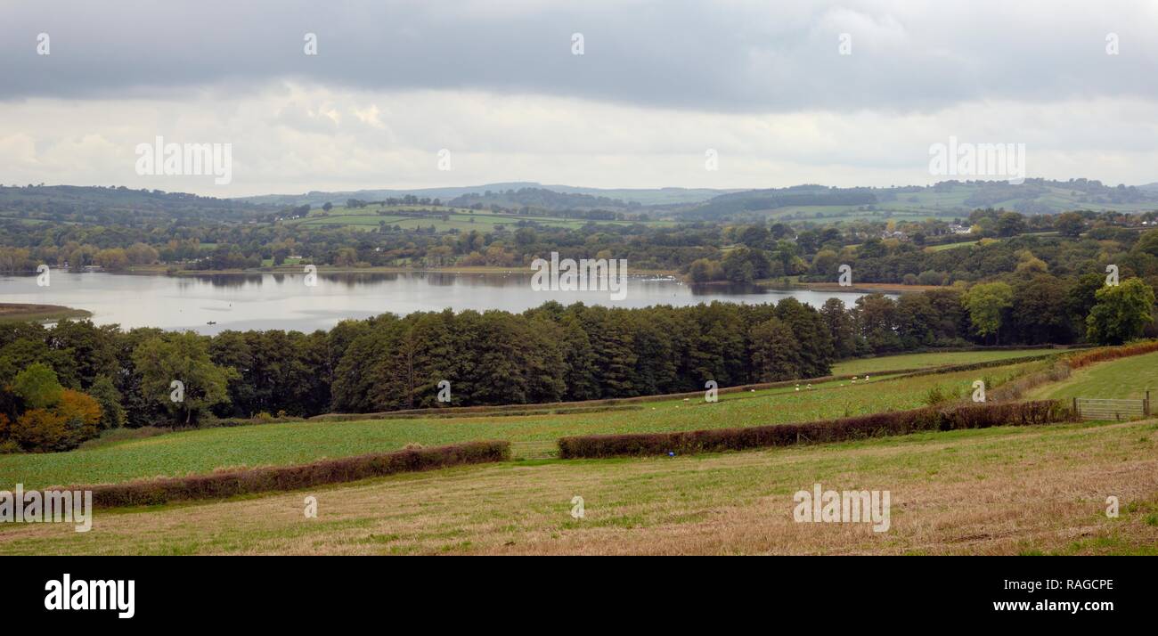 Lake Llangorse, Brecon Beacons, Wales, UK, October Stock Photo Alamy