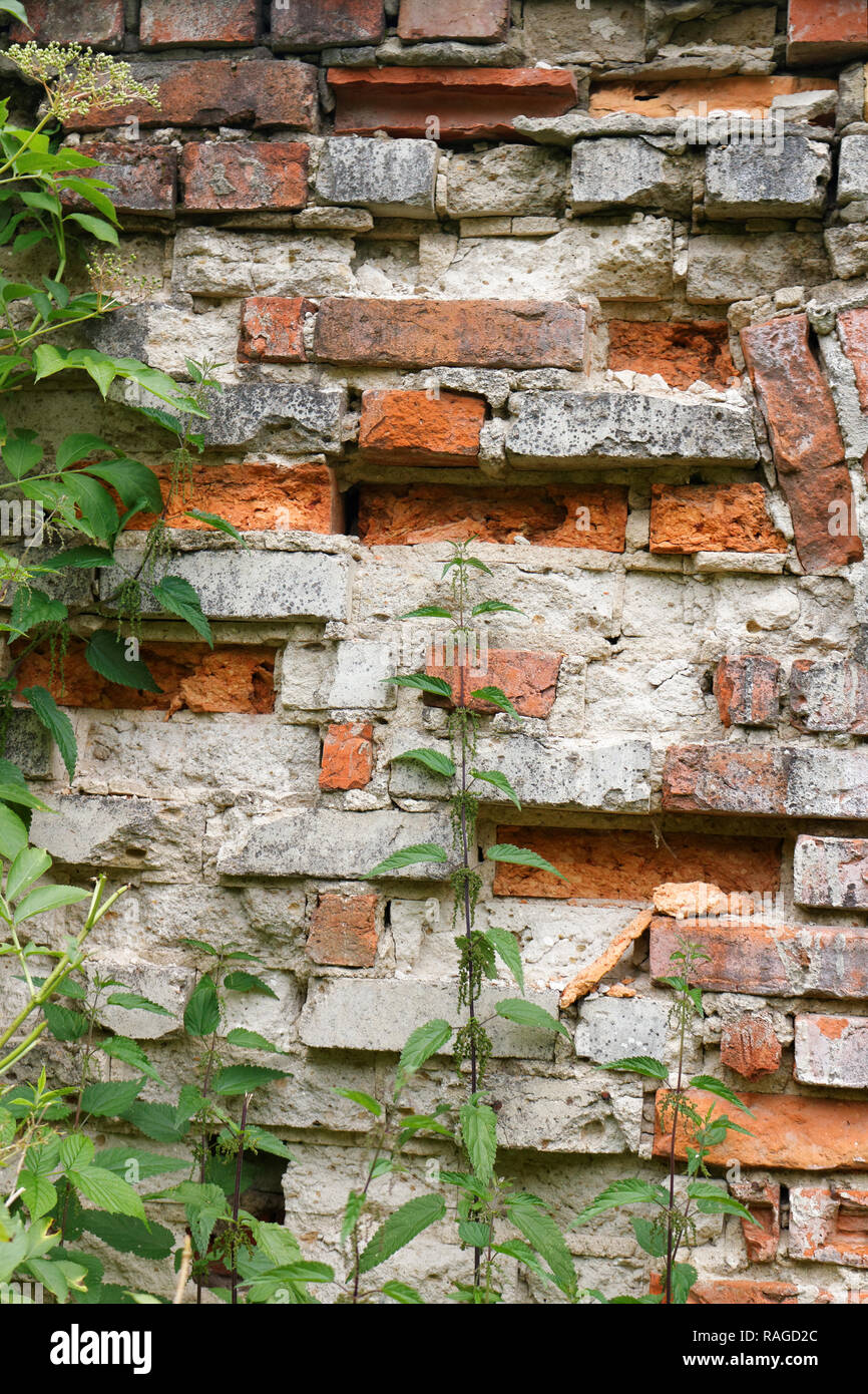 Red brick wall background Stock Photo Alamy