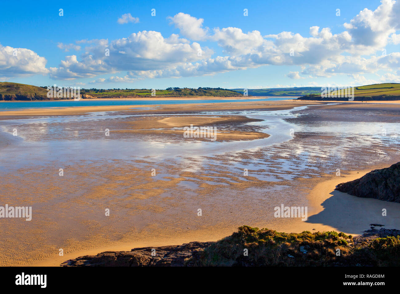 The Camel estuary, North Cornwall, England Stock Photo Alamy