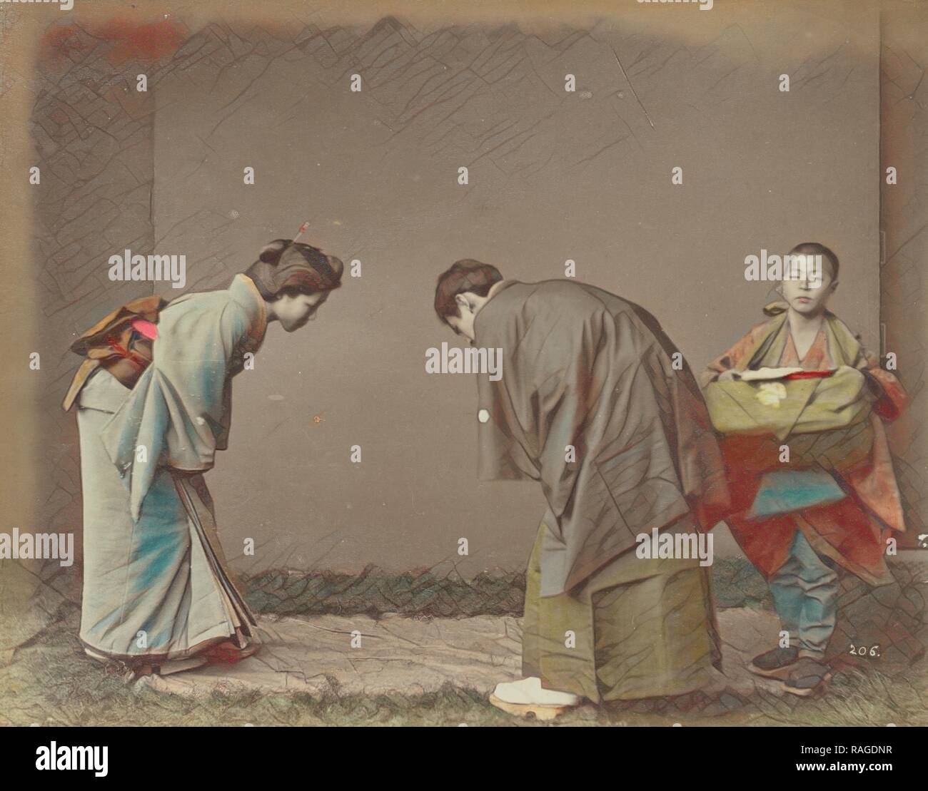 明治節お飾掛図 1870s Japan - Japanese New Year ] — Images of New Year