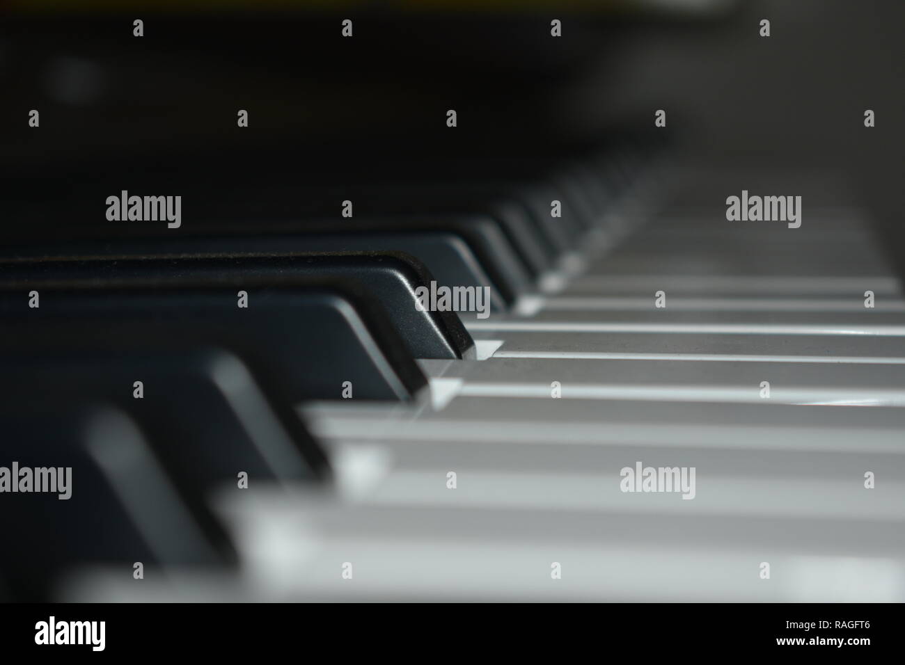 Digital Piano Keys Stock Photo Alamy