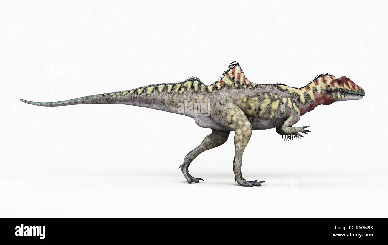 The Papo Concavenator Dinosaur Model Photographed