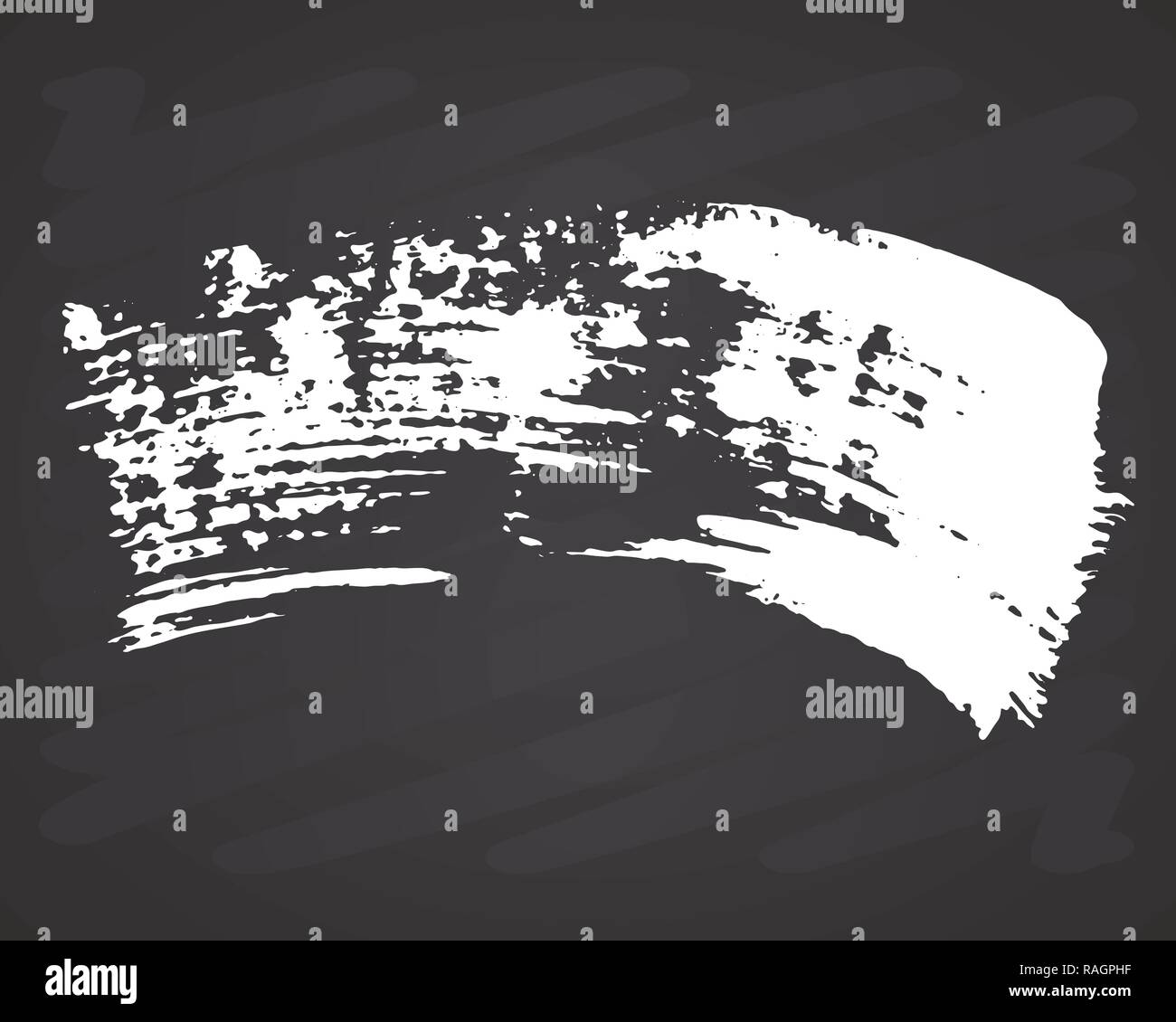 Brush strokes Set hand drawn grunge texture vector illustration ...