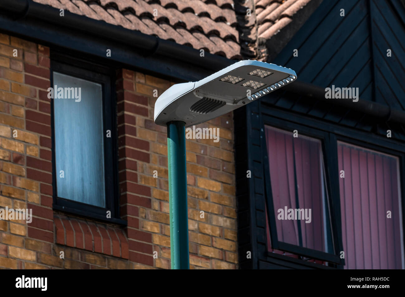 LED street light luminaires with exposed high intensity LED chip