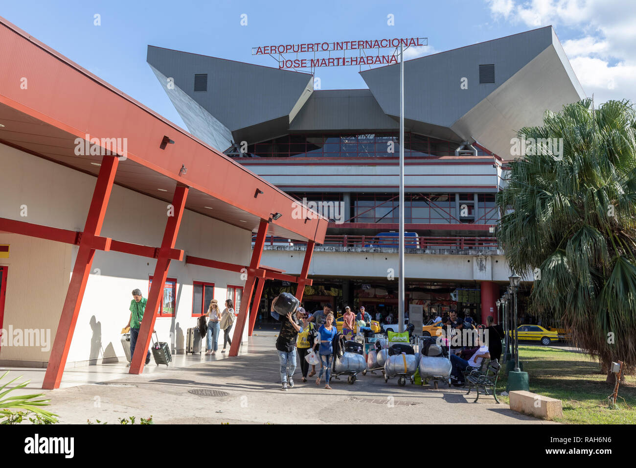 Jose Marti Airport, Havana Cuba Stock