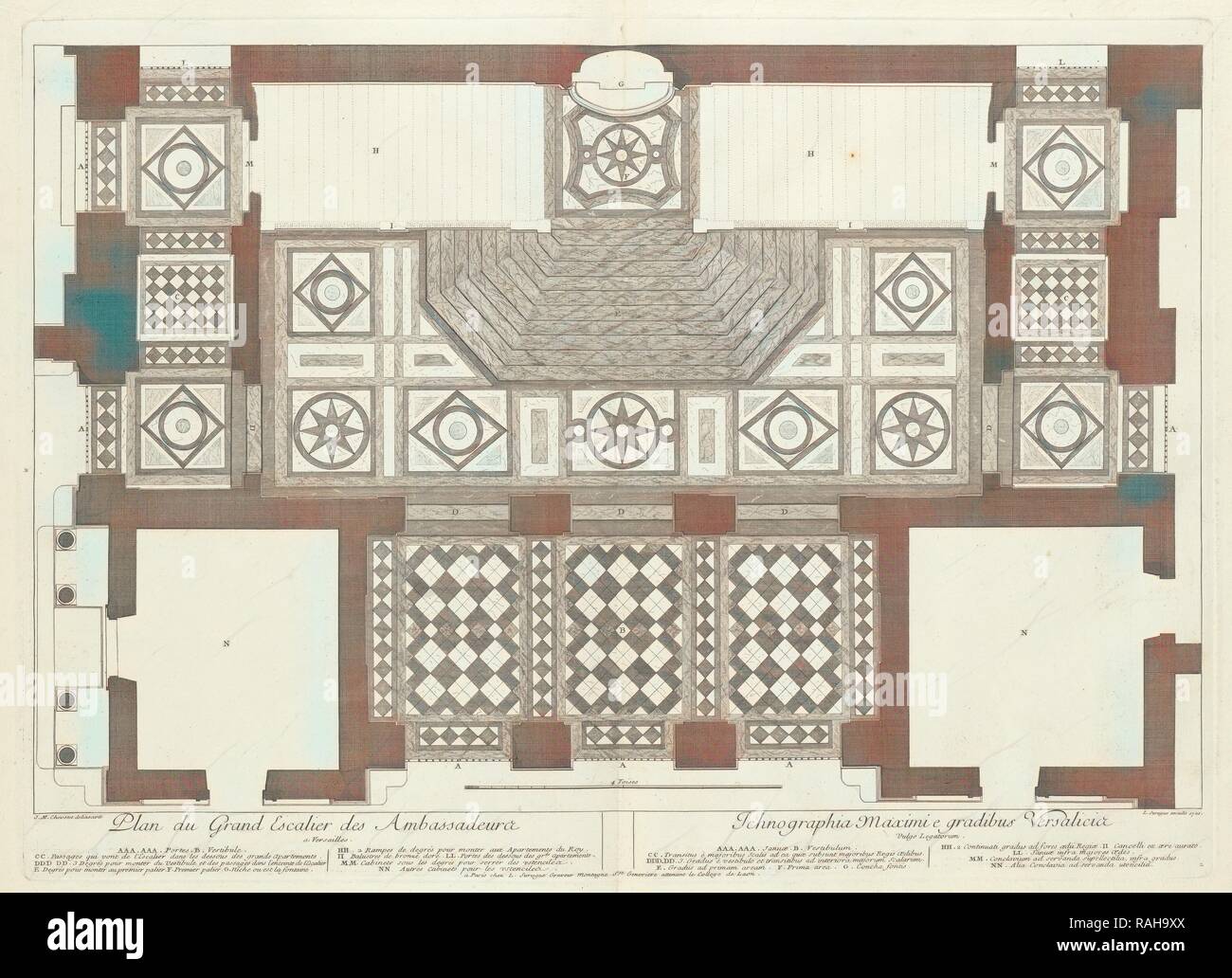 Versailles Plan Stock Photos Versailles Plan Stock Images Alamy
