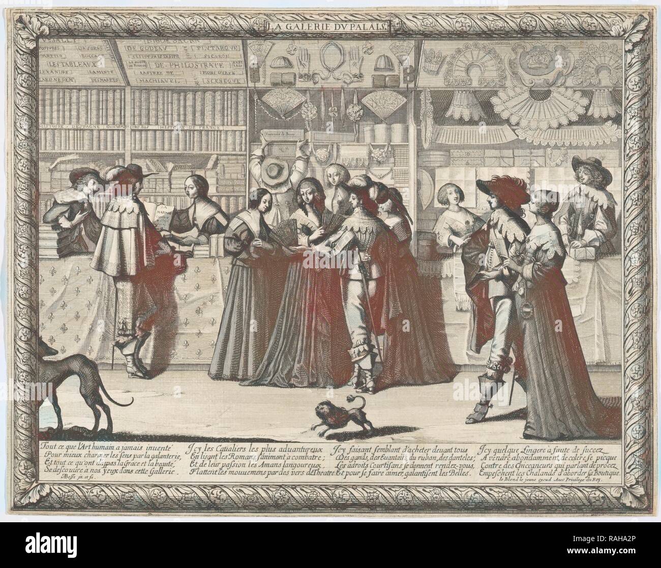 La Galerie du Palais, Bosse, Abraham, 16021676, ca. 1638. Reimagined