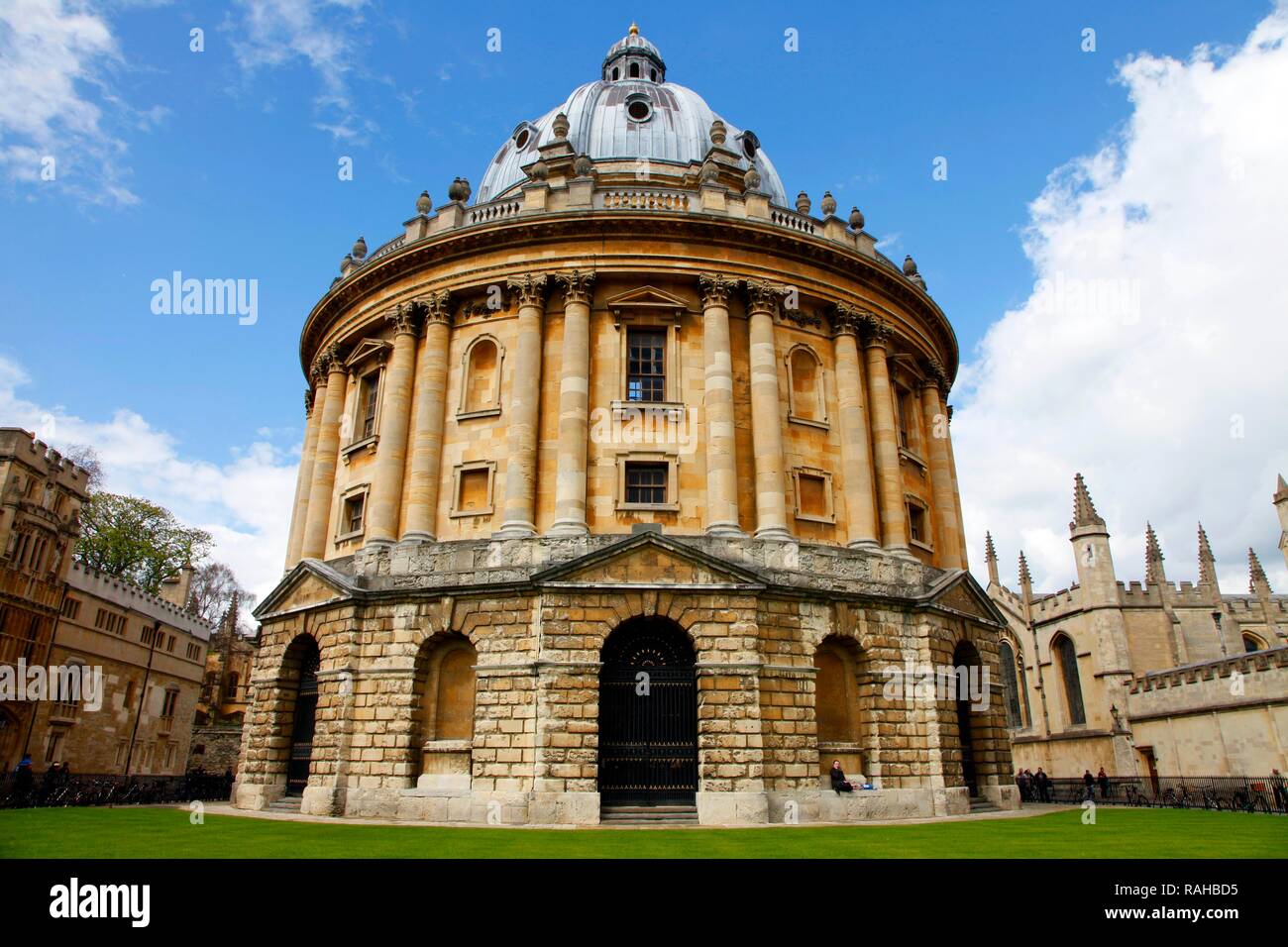 Radcliffe Camera, library and student reading room, Oxford, Oxfordshire, United Kingdom, Europe Stock Photo