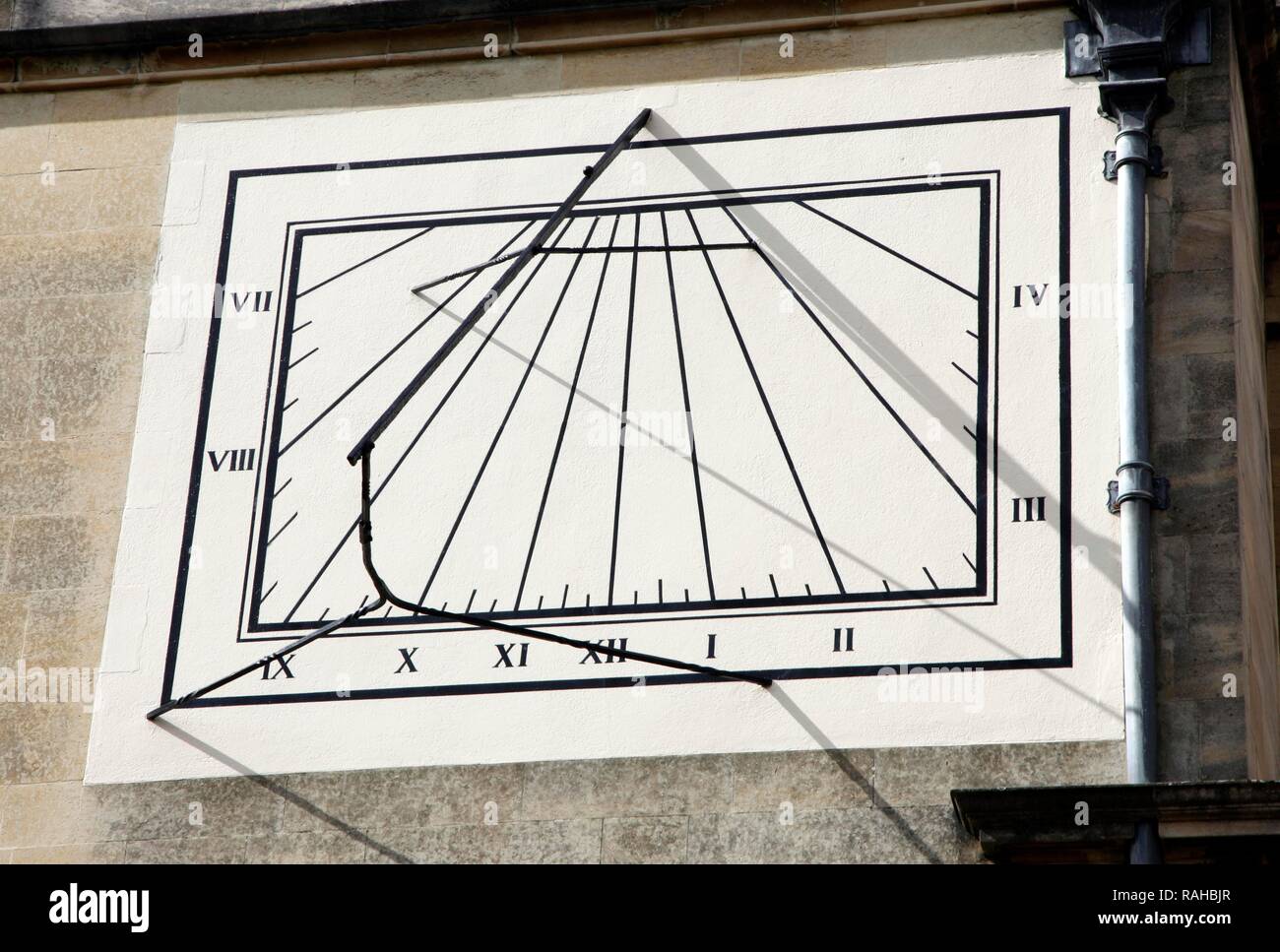 Sundial, Oxford, Oxfordshire, England, United Kingdom, Europe Stock Photo Alamy
