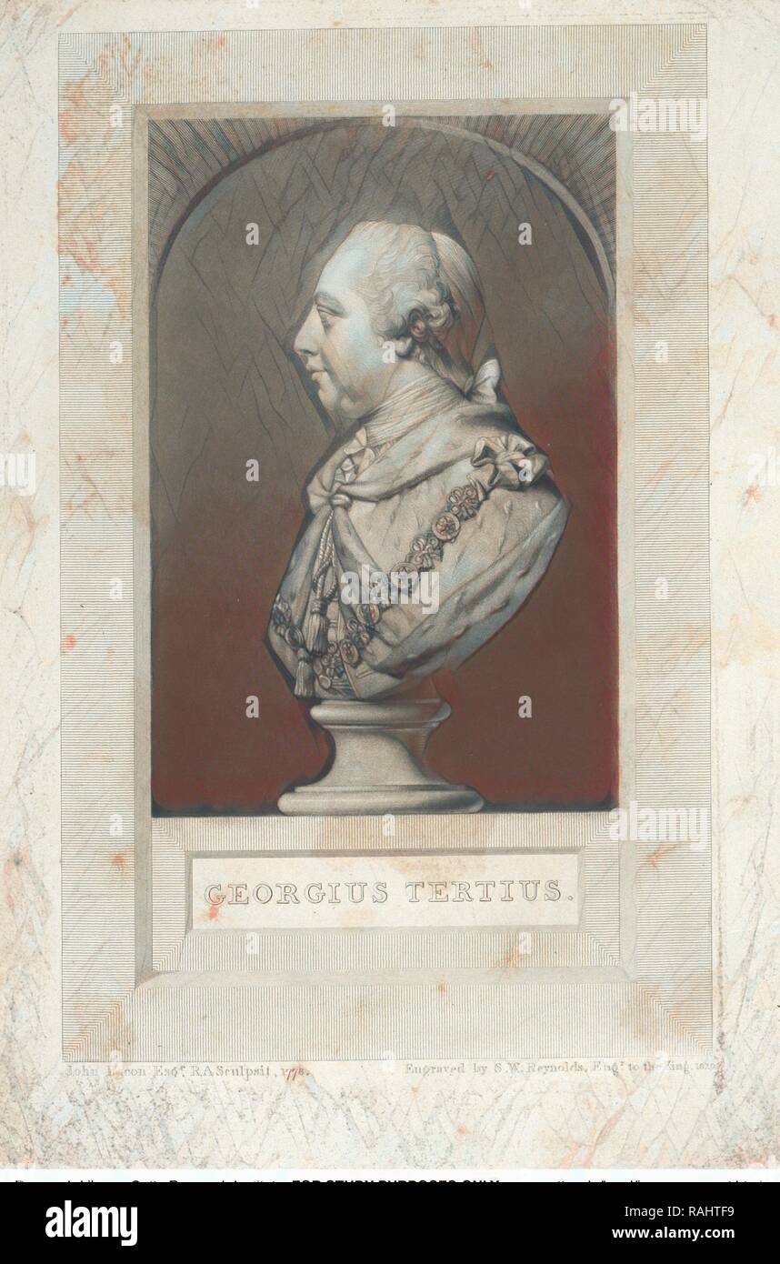 Georgius Tertius, Bibliothecae Regiae catalogus, Bacon, John, 1740-1799, British Museum. King's Library, Reynolds reimagined Stock Photo