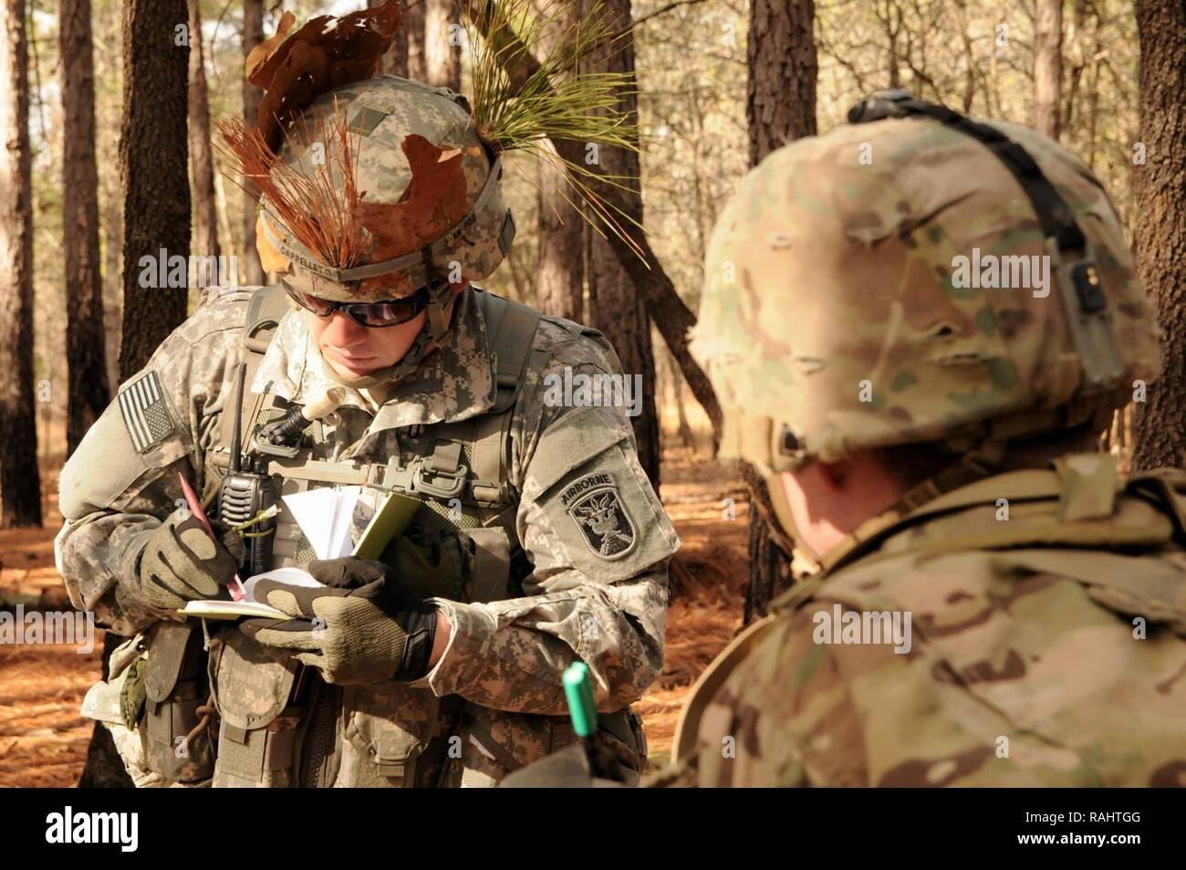 Fort Bragg Soldiers attending the XVIII Corps NCO Academy's Basic