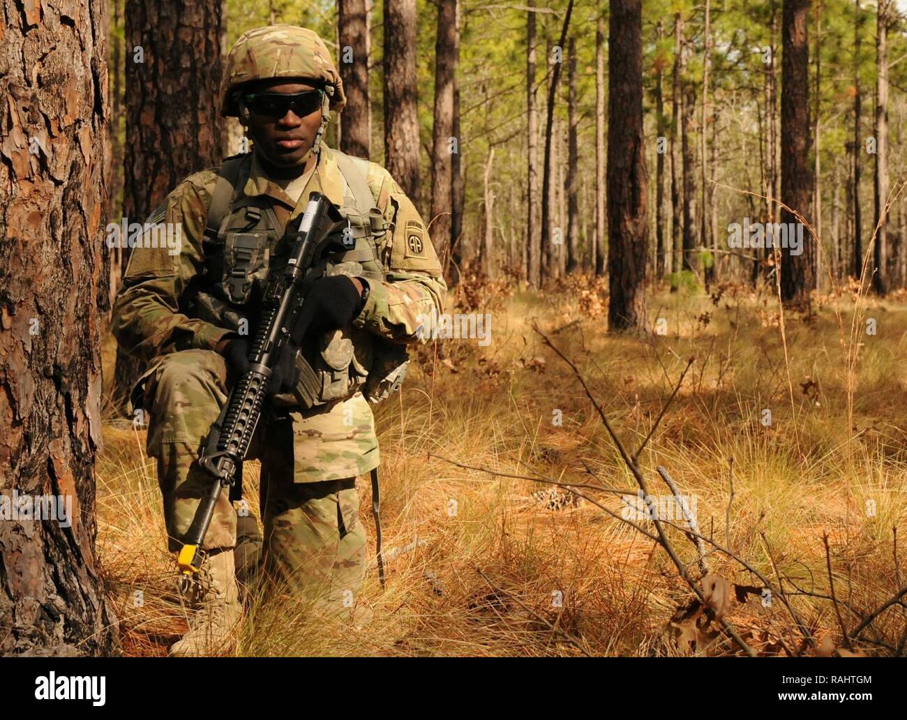 Fort Bragg Soldiers attending the XVIII Corps NCO Academy's Basic