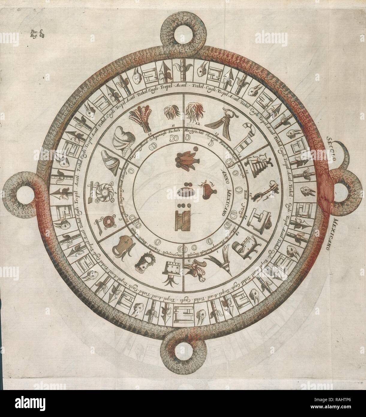 Aztec calendar, Giro del mondo del dottor d. Gio. Francesco Gemelli