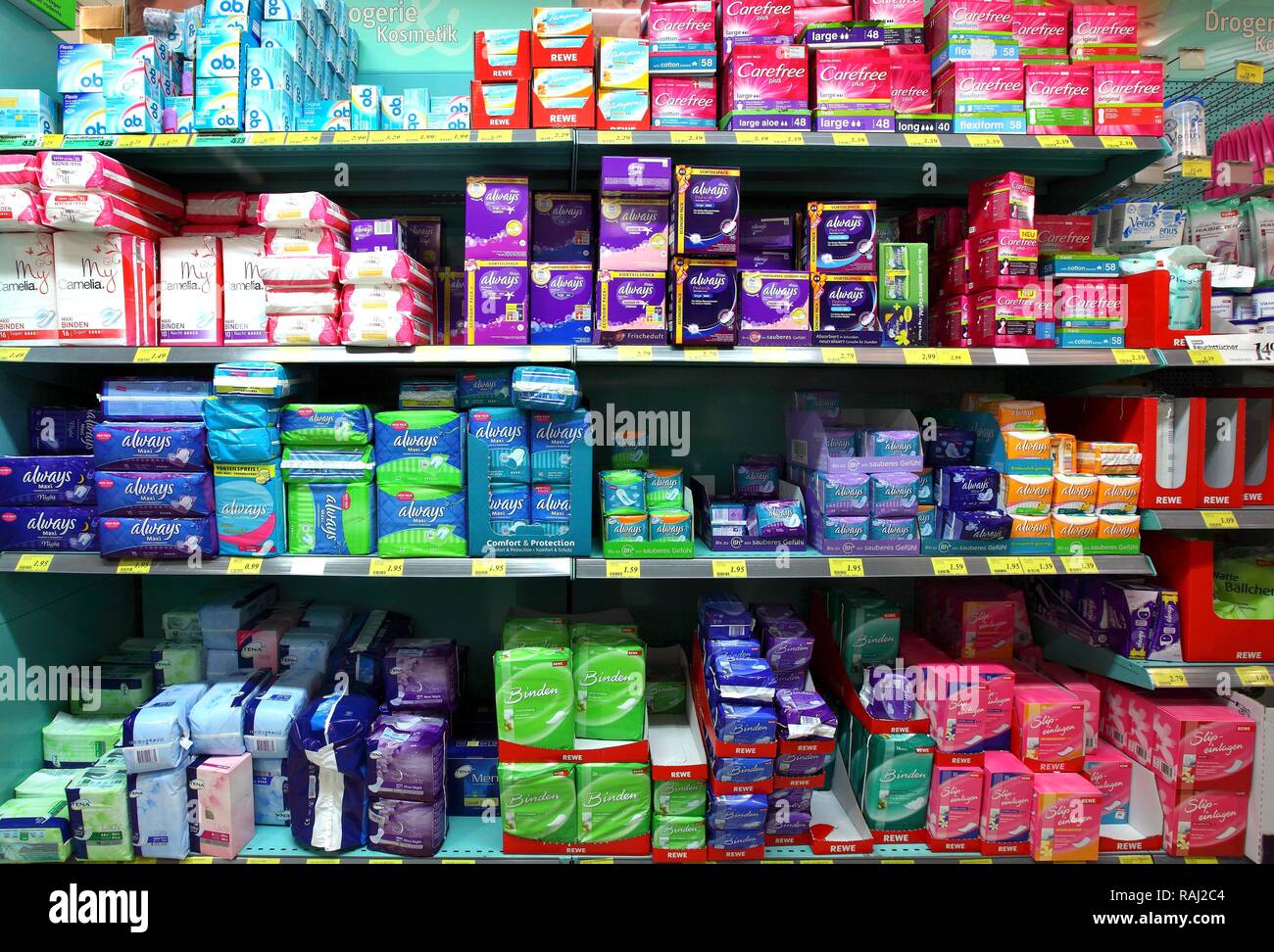 Sanitary products hi-res stock photography and images - Alamy
