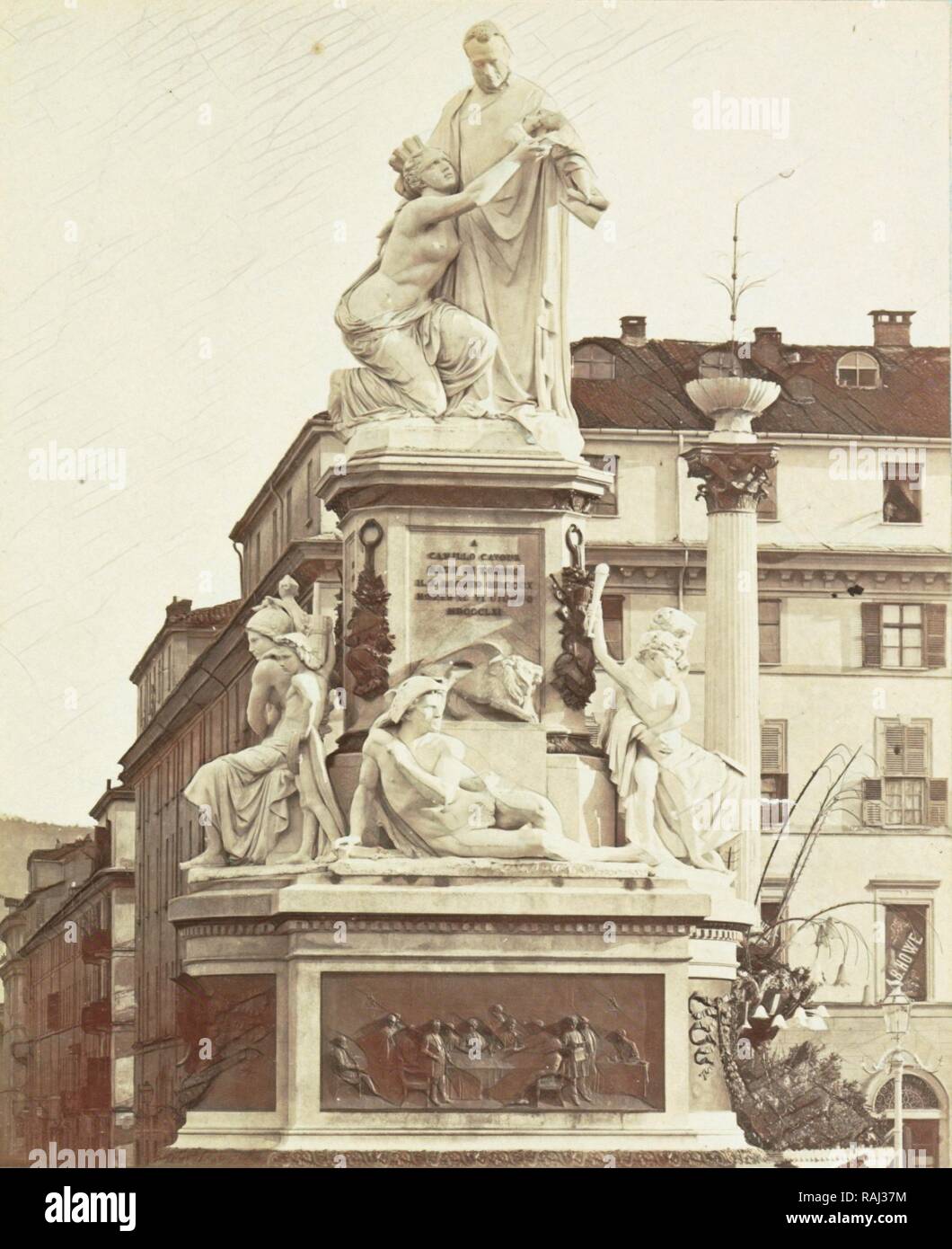 Monument to camillo benso di cavour hi-res stock photography and images ...