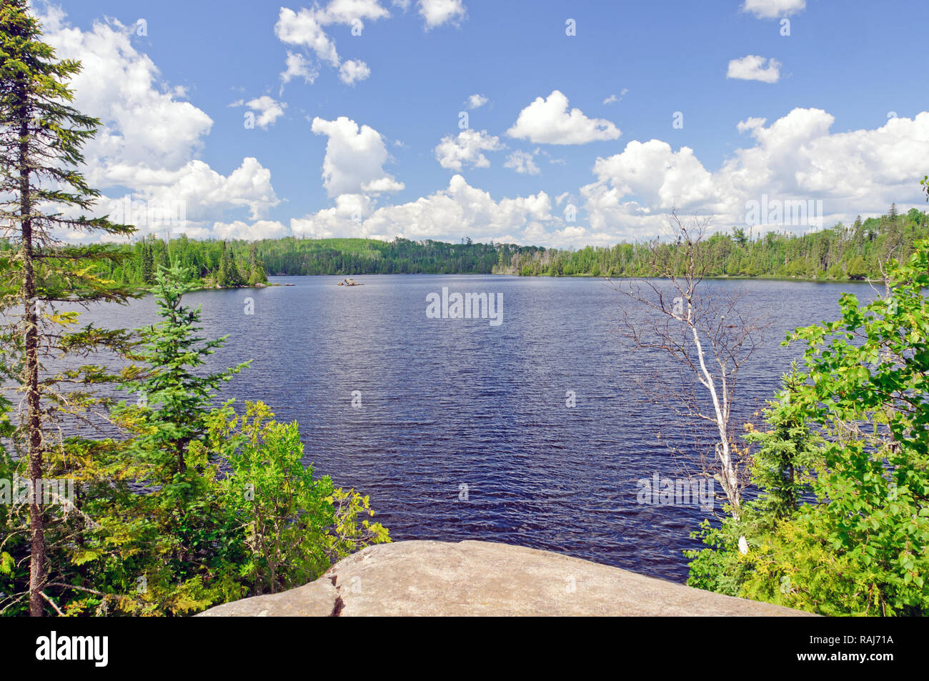 Ham lake in the Boundary Waters in Minnesota Stock Photo Alamy