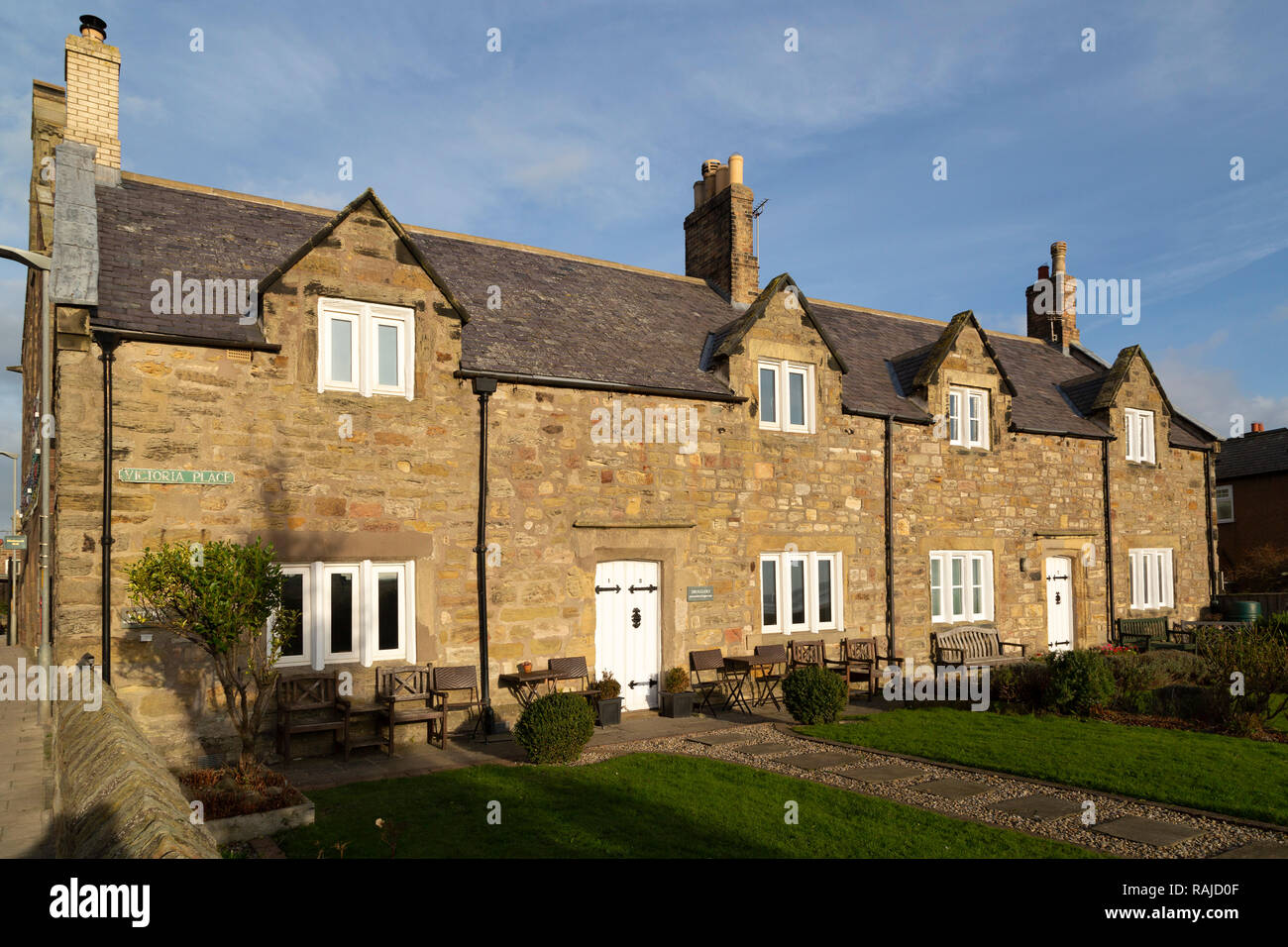 A Stone Cottage At Alnmouth In Northumberland England The Region
