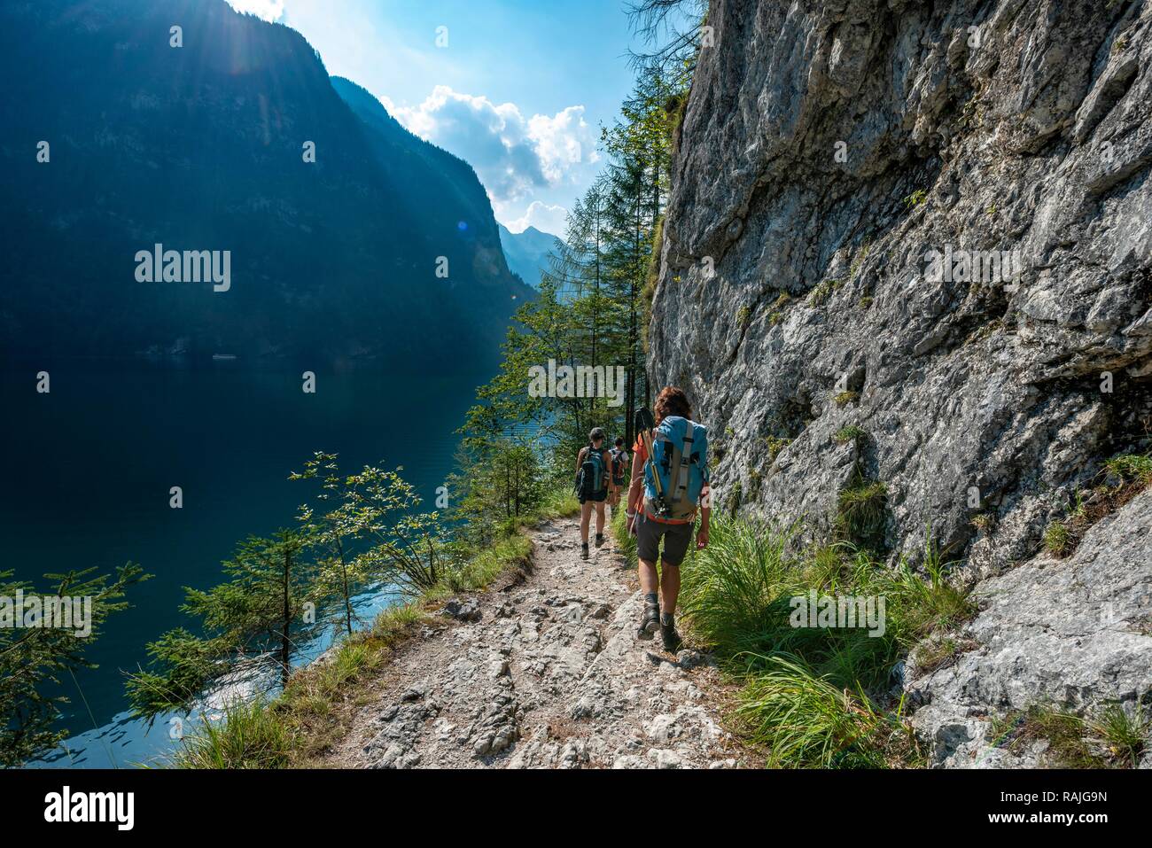 Konigssee And Hiking Trail Stock Photos Konigssee And Hiking