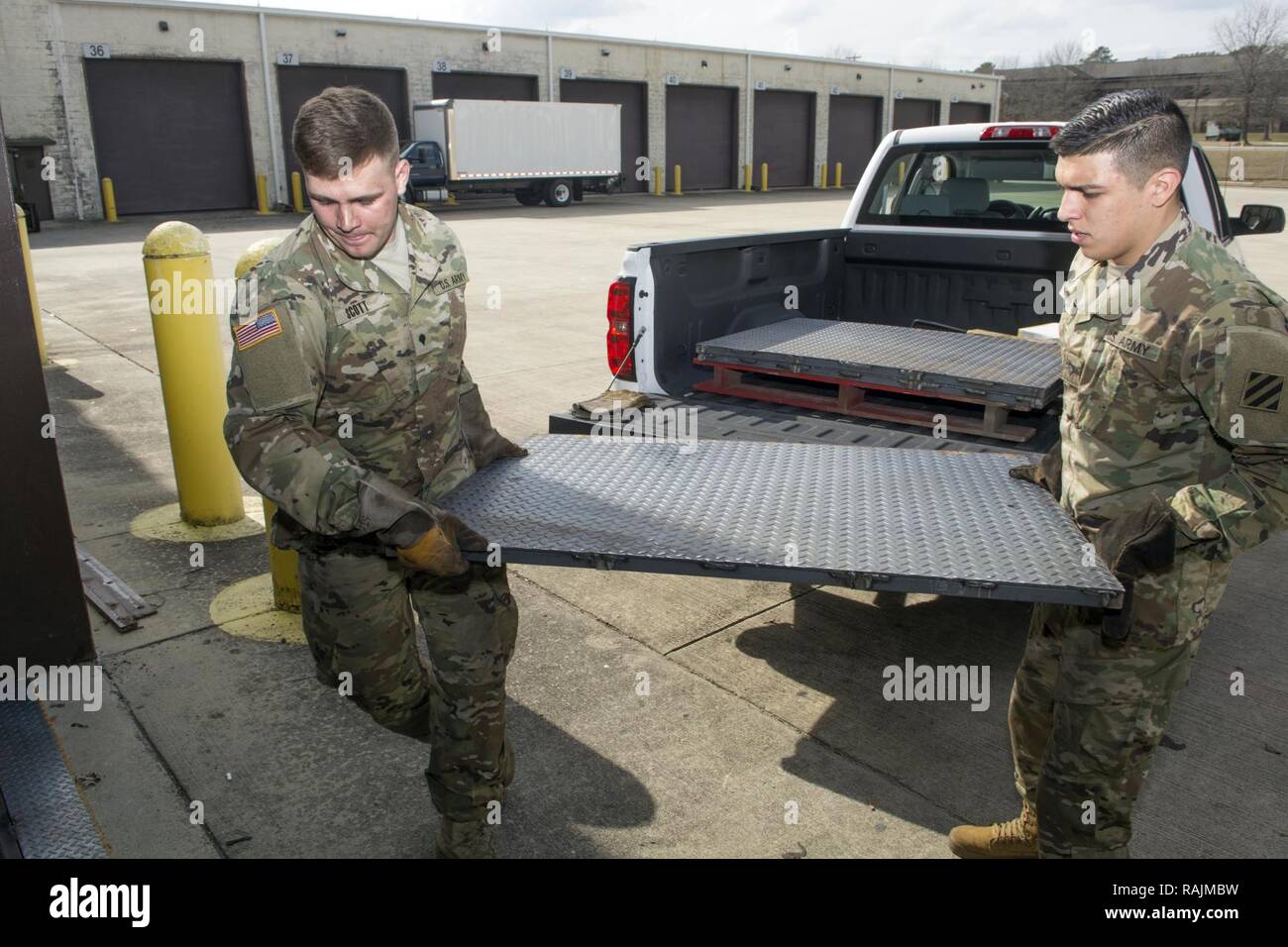Spc. Nicholas Scott, a Sierra Vista, Ariz. native, and Spc. Roger