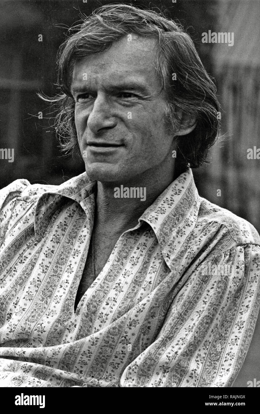 Publicity photo of Hugh Hefner,  circa 1974    File Reference # 33636 897THA Stock Photo