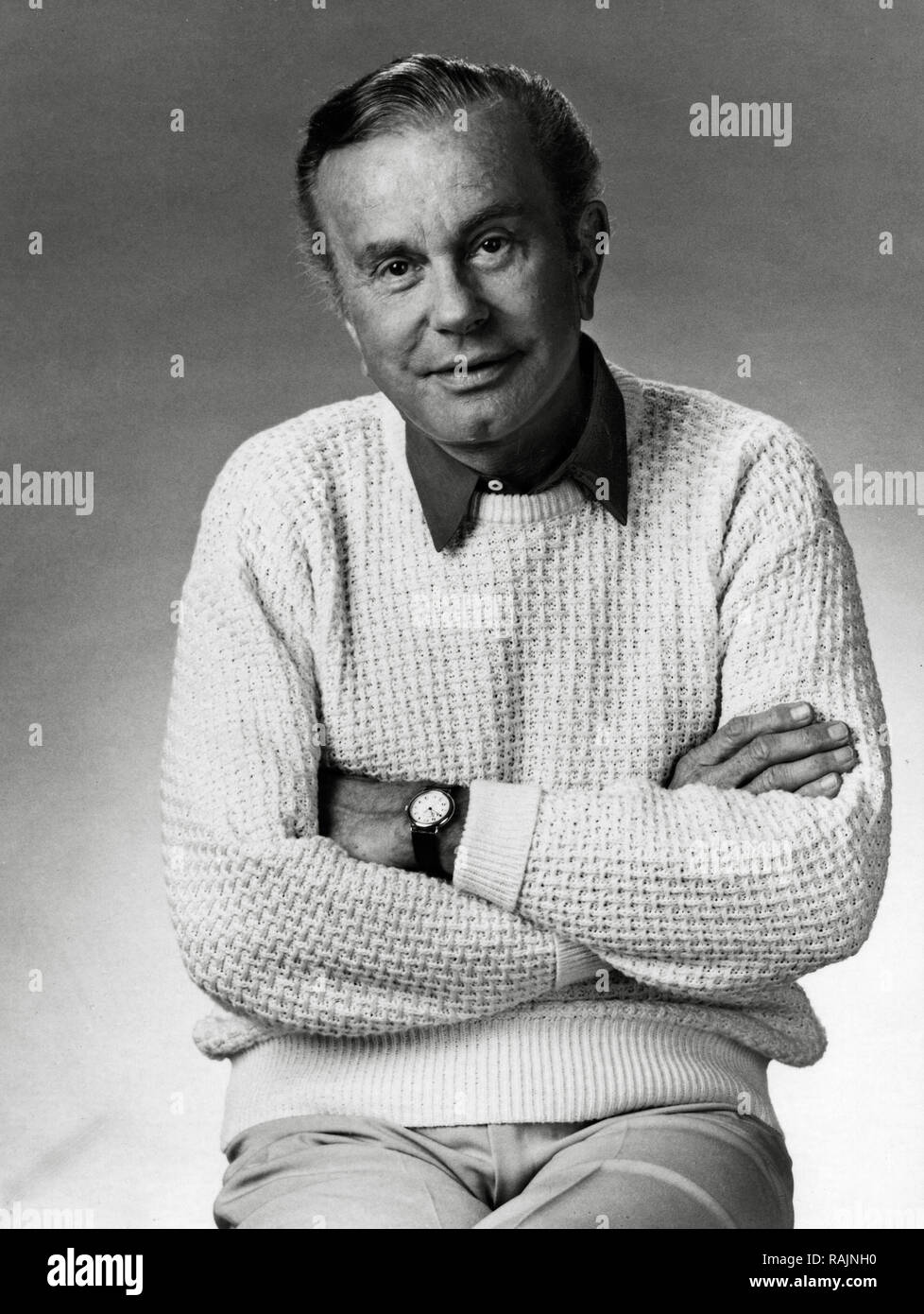 Publicity photo of Jack Paar,  circa 1985    File Reference # 33636 898THA Stock Photo