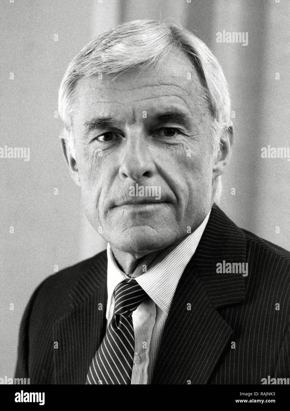 Publicity photo of Grant Tinker,  circa 1984    File Reference # 33636 910THA Stock Photo