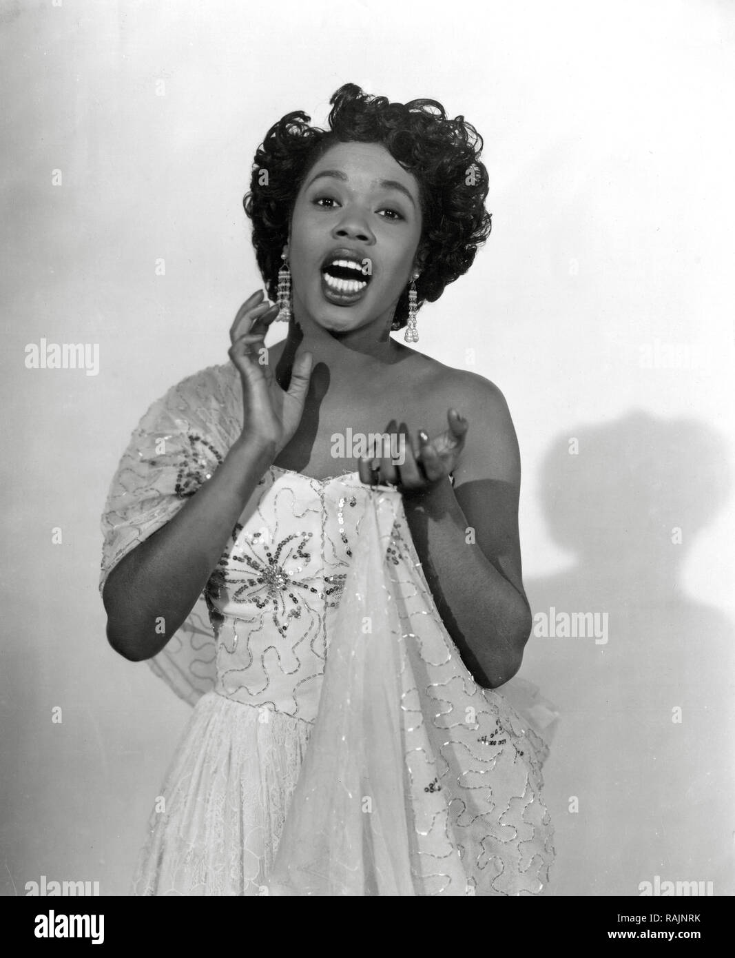 Publicity photo of Sarah Vaughan,  circa 1953    File Reference # 33636 935THA Stock Photo