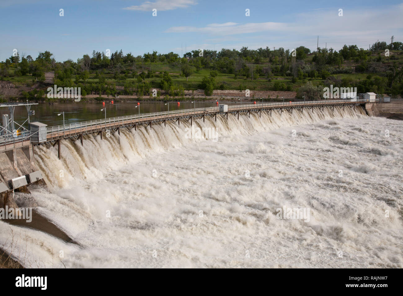 Black Eagle Falls and Missouri River, Great Falls, MT Stock Photo Alamy