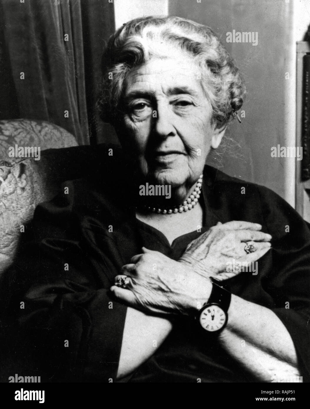 Publicity photo of Agatha Christie,  circa 1969    File Reference # 33636 982THA Stock Photo