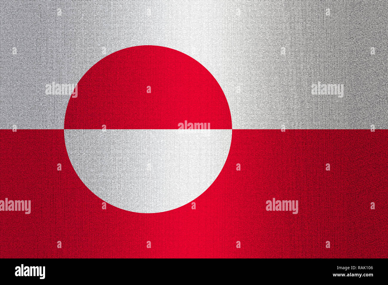Flag of Greenland on stone wall background Stock Photo - Alamy