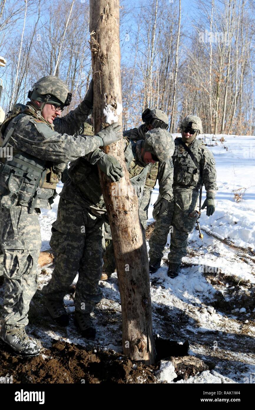 U S Army Soldiers Assigned To The 572nd Brigade Engineer Battalion