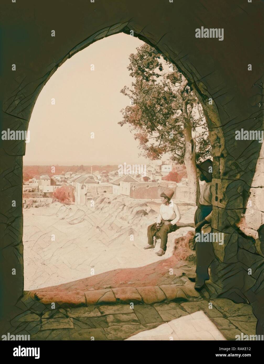 Tripoli. Tripoli from the castle gate 1900, Lebanon, Tripoli