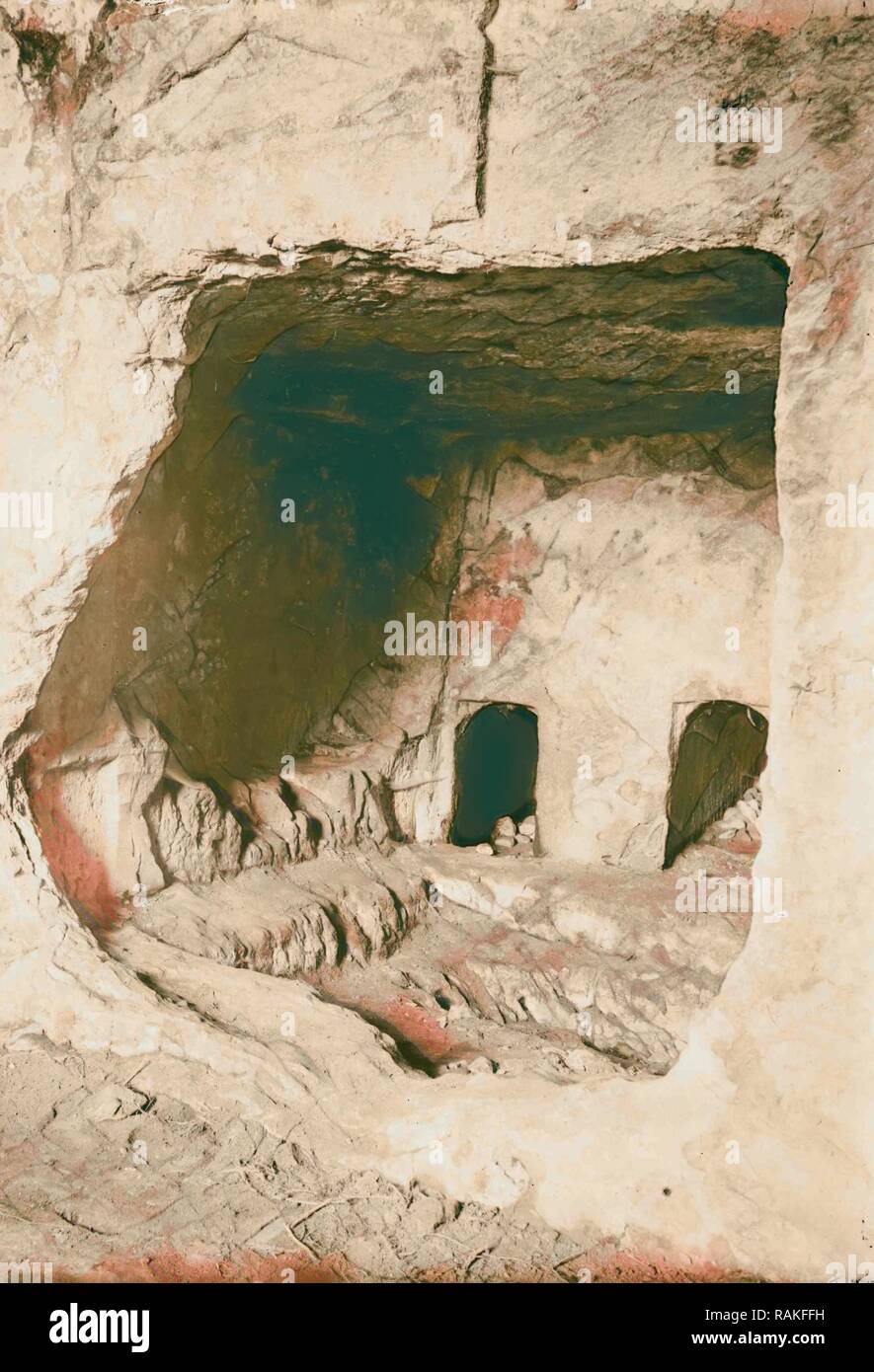 Valleys of Jehoshaphat and Hinnom A rock-hewn tomb at Akeldama ...