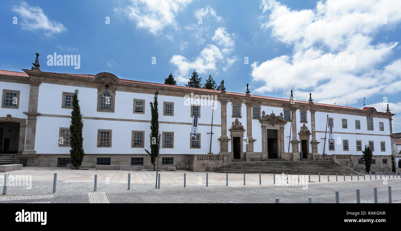 The main facade of the 18th century College of the Jesuits, today the ...