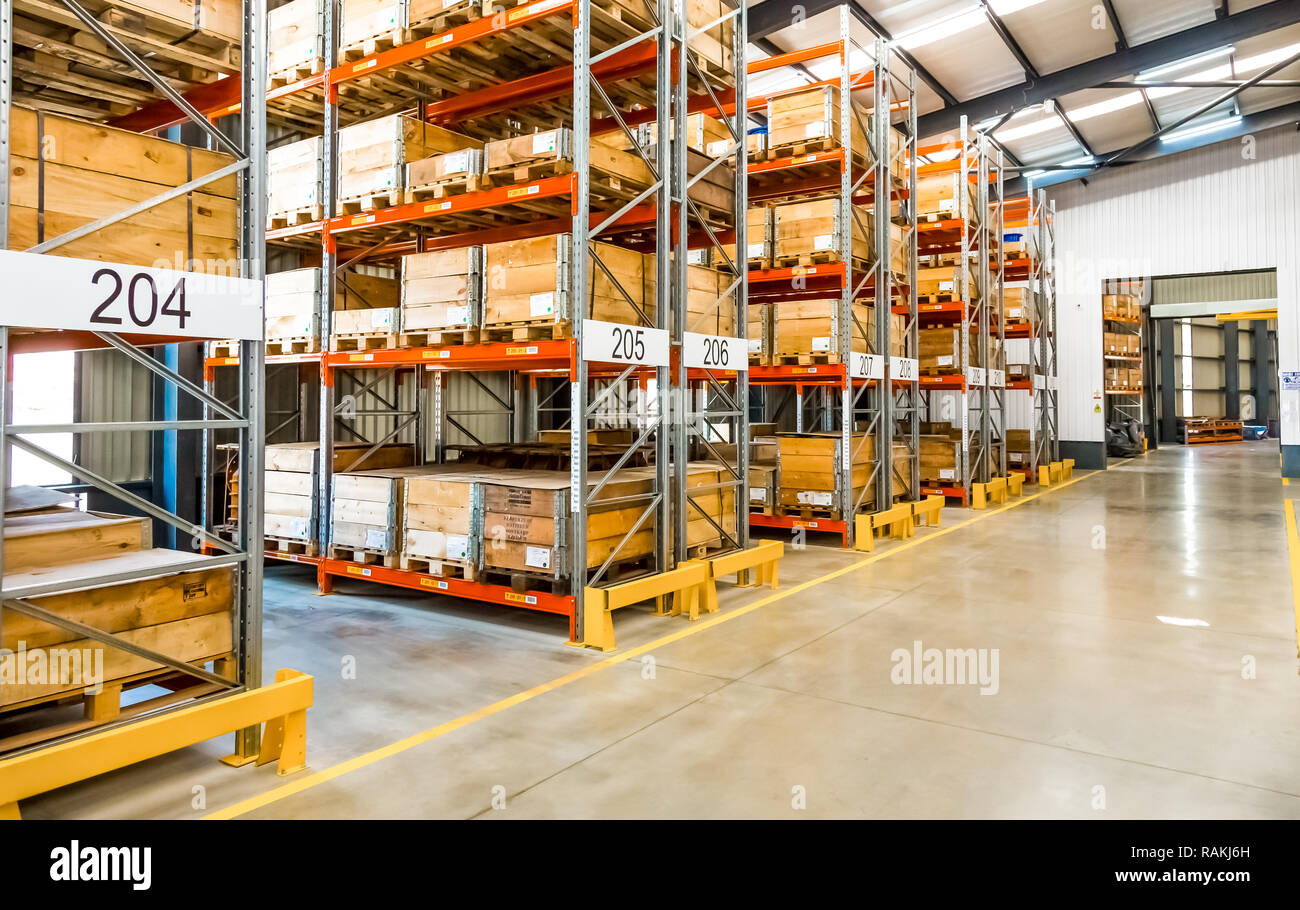 Johannesburg, South Africa September 7 2016 Warehouse Facility with