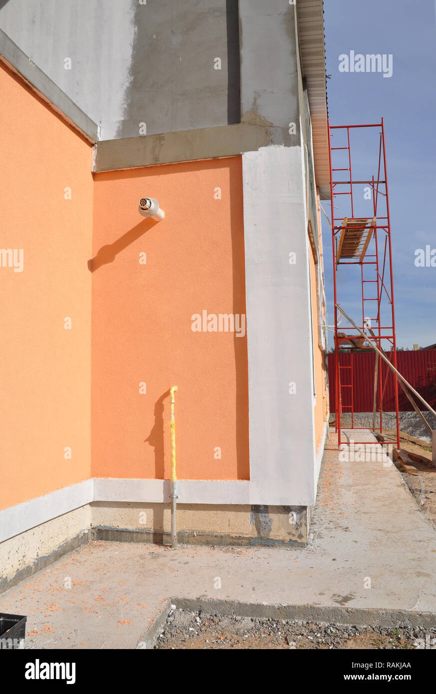 Waterproofing House Foundation Bitumen Spray Tar Stock Photo by  ©thefutureis 186837244