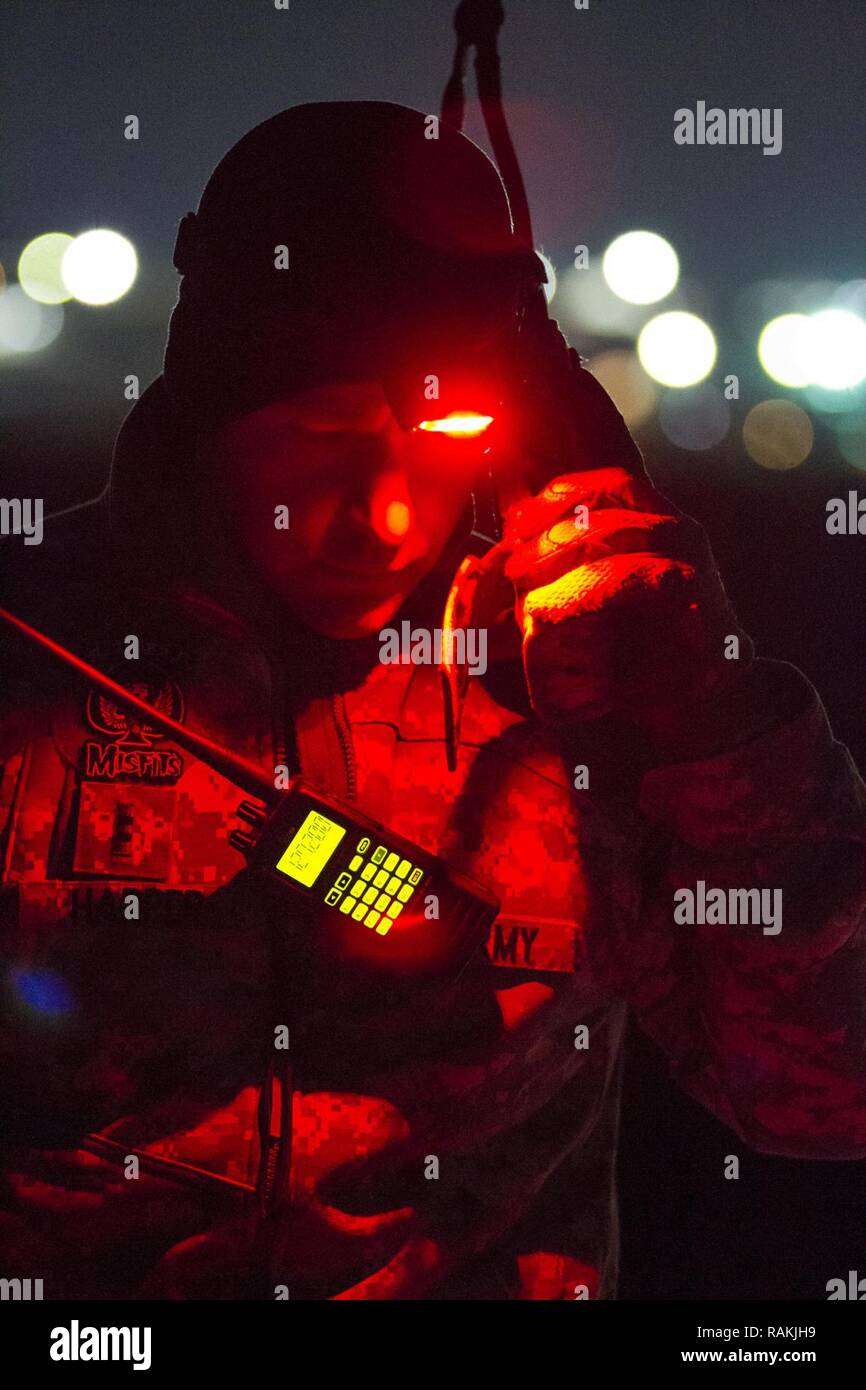 U.S. Army Chief Warrant Officer 2 Lonnie Harper, a pilot assigned to ...