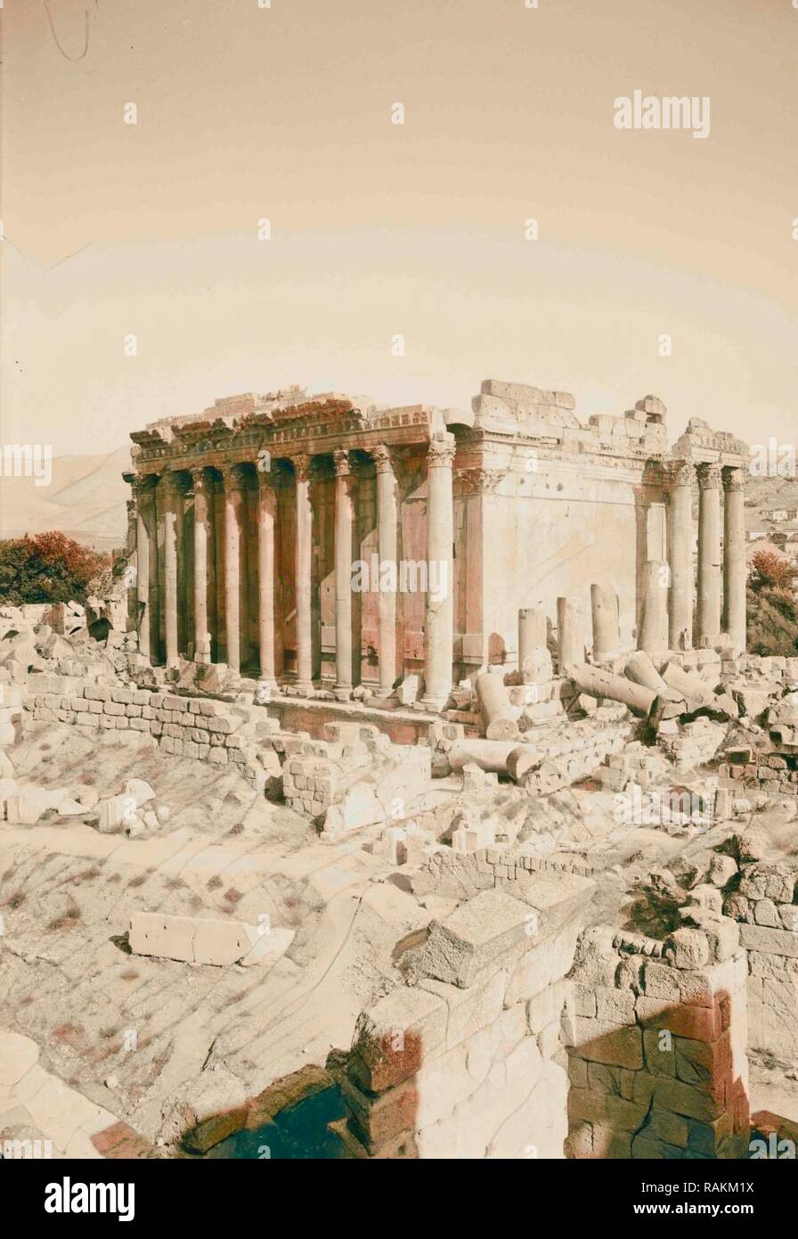 Baalbek 1898 Lebanon Baʻlabakk Reimagined By Gibon Classic Art