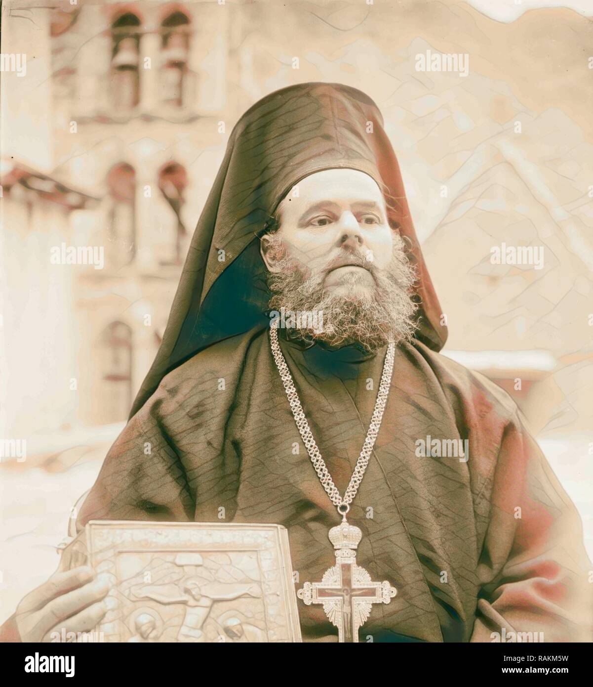 Greek Orthodox priest from St. Catherine's Monastery in the Sinai