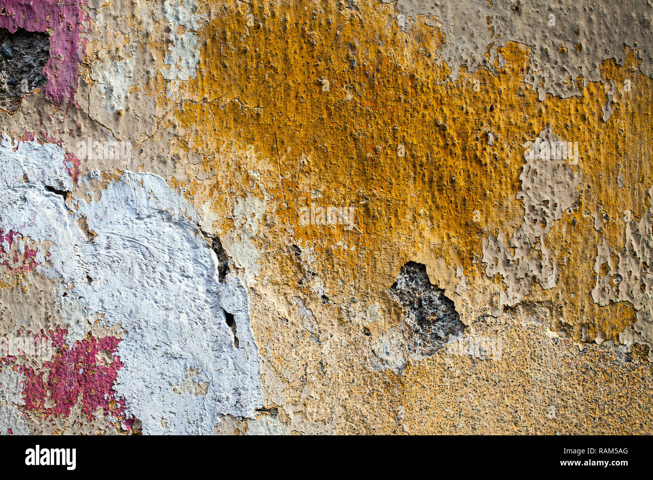 Abstract Old Grunge Cracked Stone Wall Surface Background Texture Stock ...
