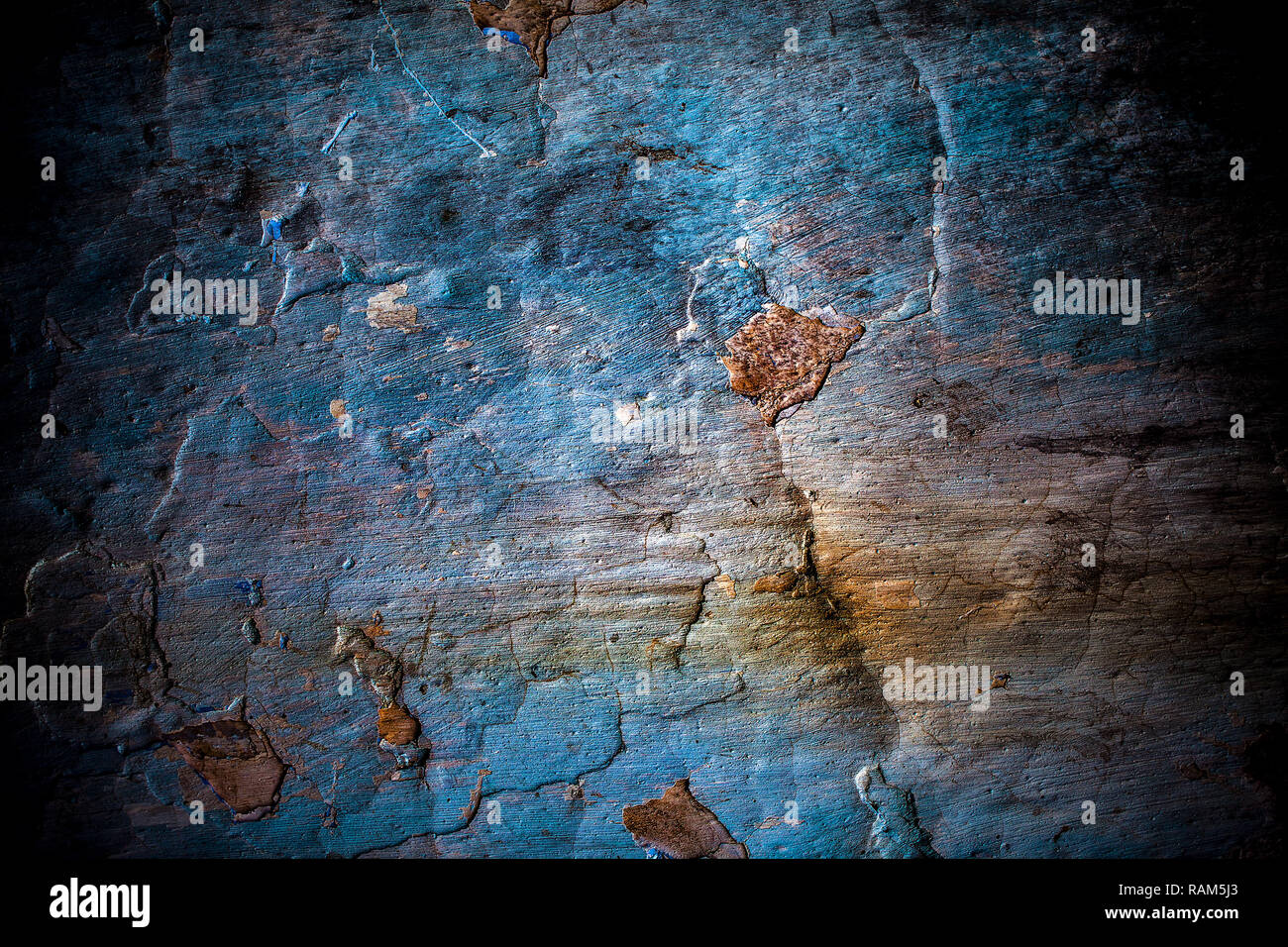 Abstract Old Grunge Cracked Stone Wall Surface Background Texture Stock ...