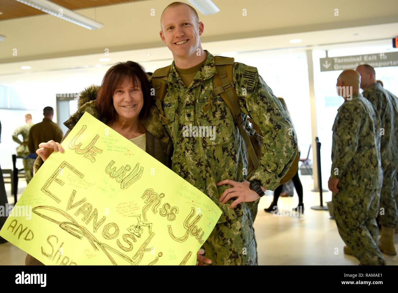 Coast Guard Petty Officer 3rd Class Evan Siebring, a boatswain's mate