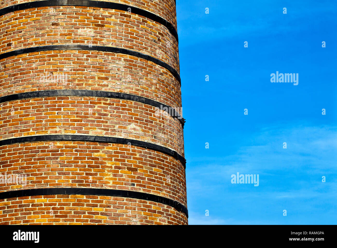 Brick Stone Made Factory Building Vintage Chimney Stock Photo - Alamy