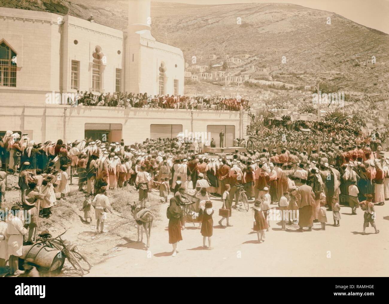 Arab recruits in Nablus, Middle East, May 6, 1941. 1941, West Bank ...
