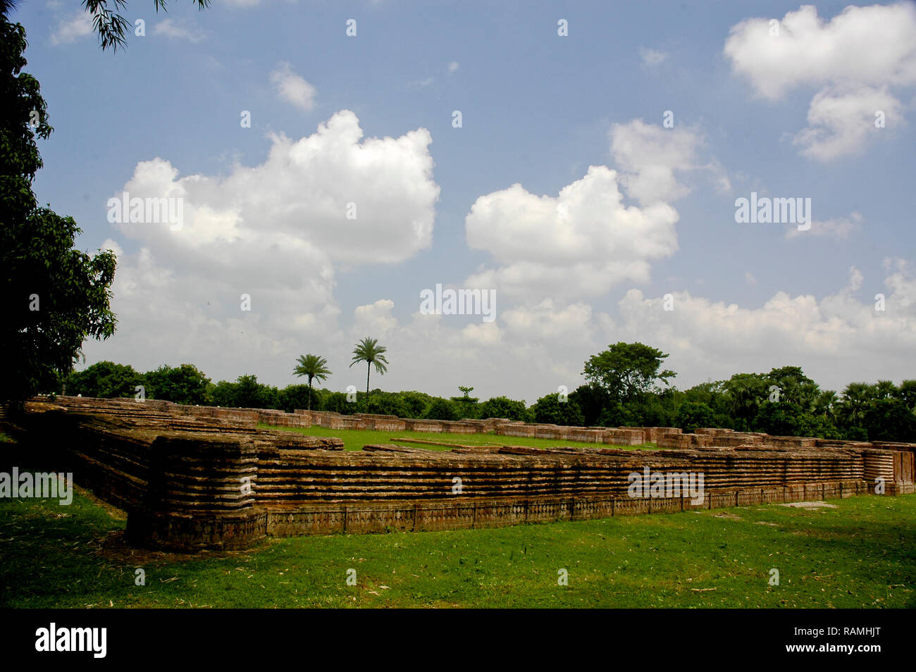 Ruins of Darasbari Madrasa. It is situated about a kilometre to the southwest of KOTWALI DARWAZA, and about half a kilometre from the Chhota Sona - Ko Stock Photo