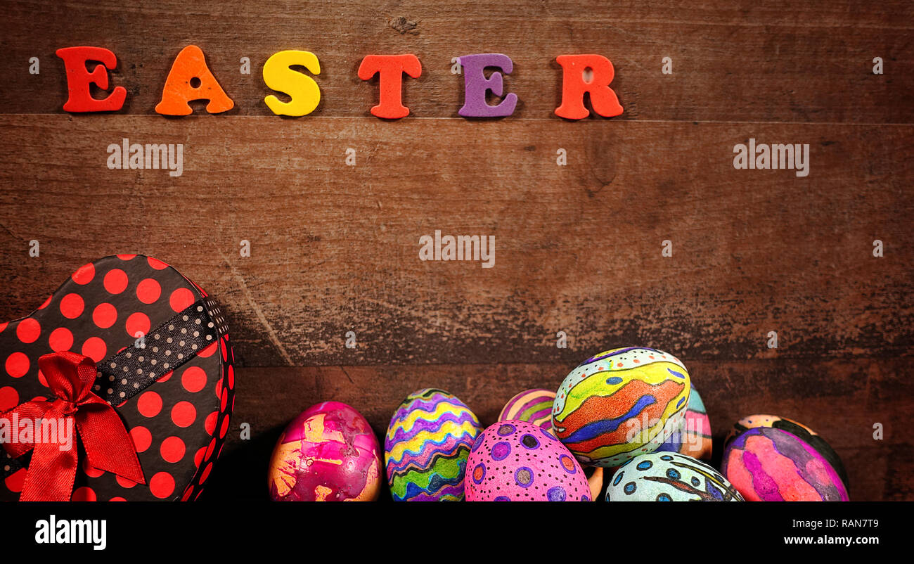 Paschal Easter Eggs Holiday Celebration in Spring Time Traditional ...