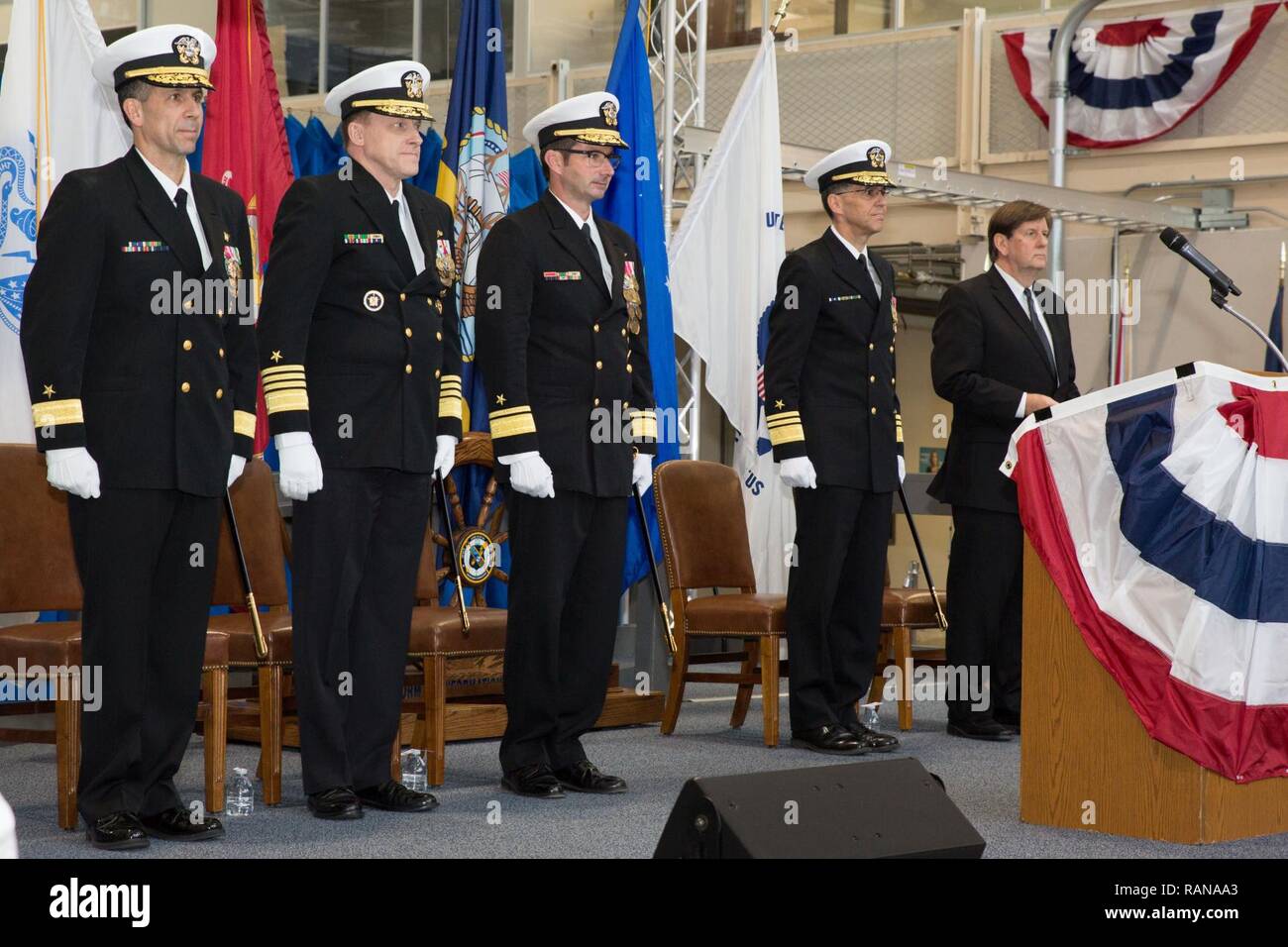 SAN DIEGO (Feb. 24, 2017) From left to right. Program