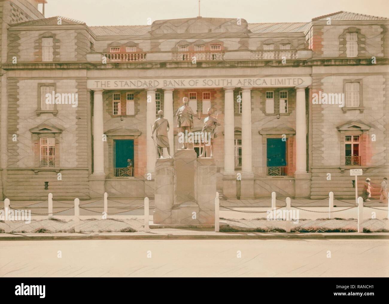 Building of the Standard Bank of South Africa Limited, Nairobi. 1936, Kenya, Nairobi. Reimagined