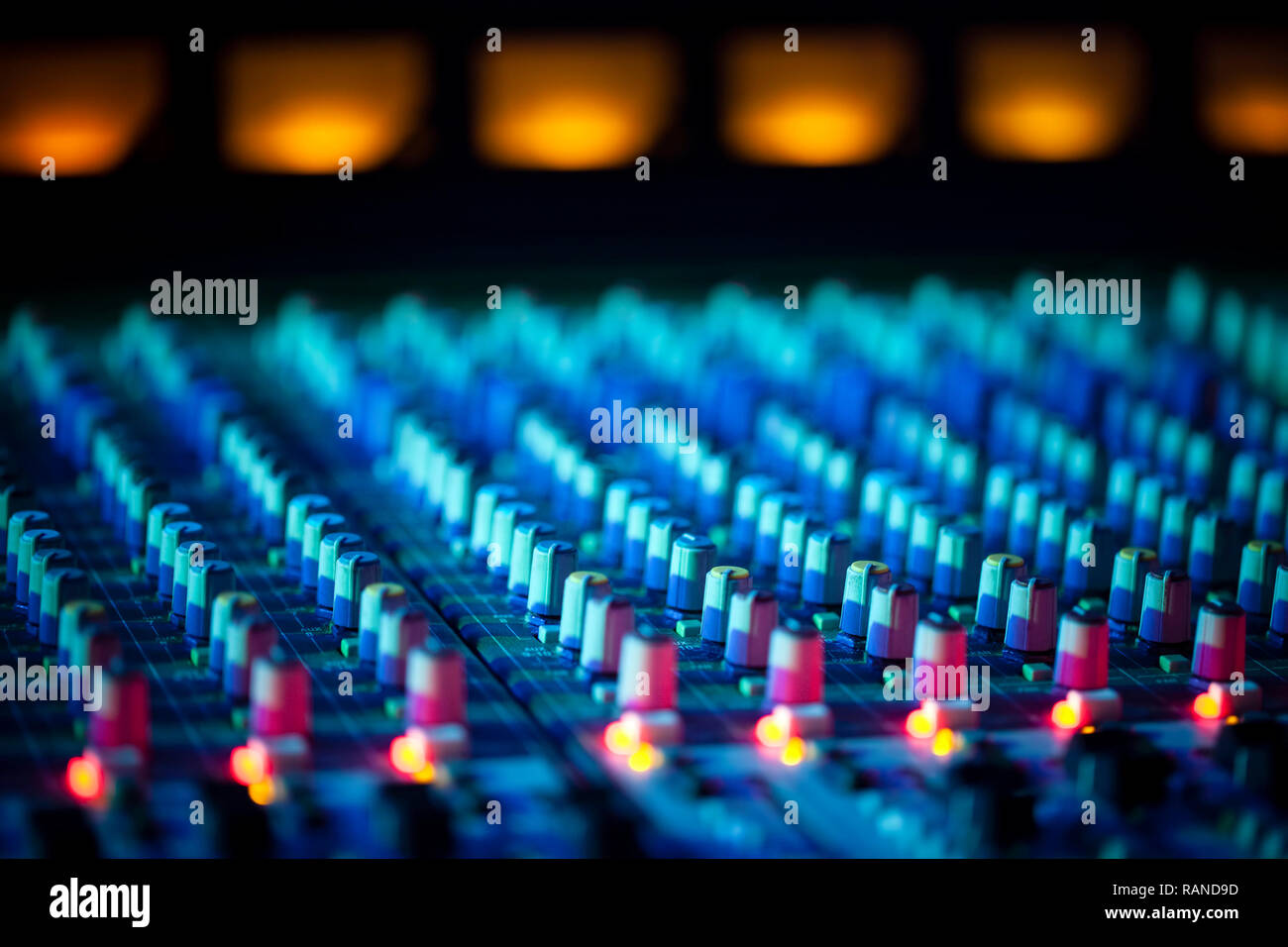 Dj Ramd Music Equipment Etnetrainment Audio DJ Mixer Photo Stock Photo - Alamy